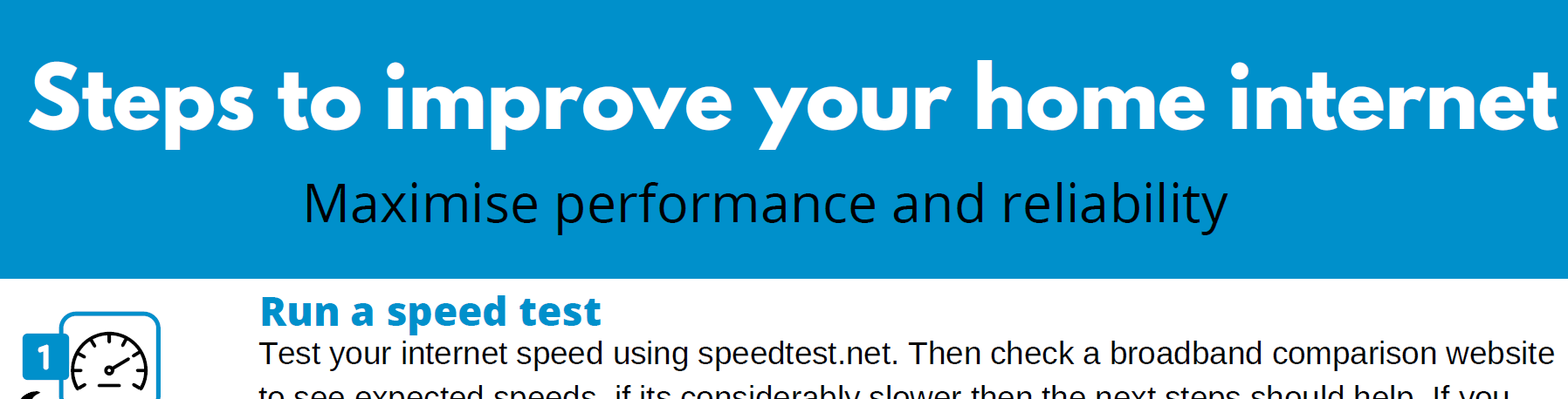 Read more about the article Speed Up Your Home Internet – Cheat Sheet